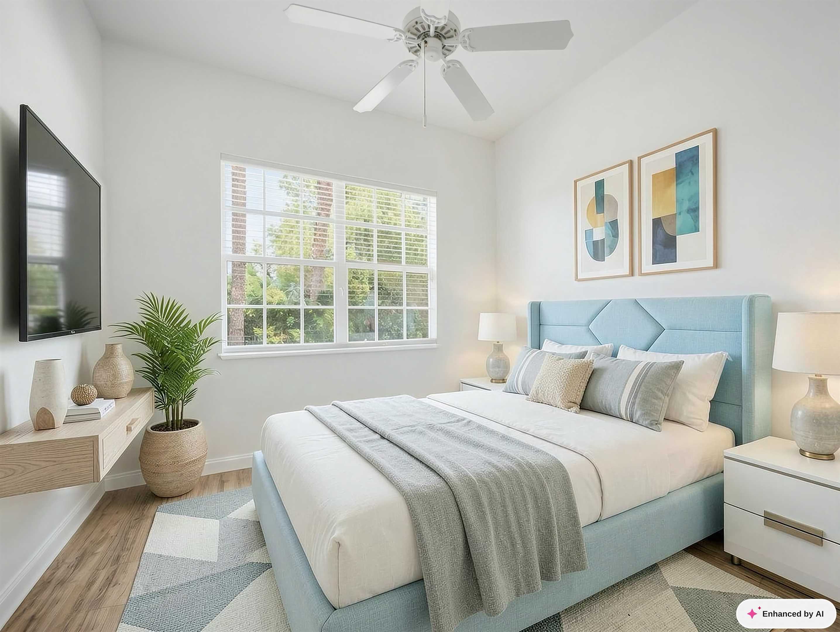 Additional staged bedroom at 8033 Kaliko Lane