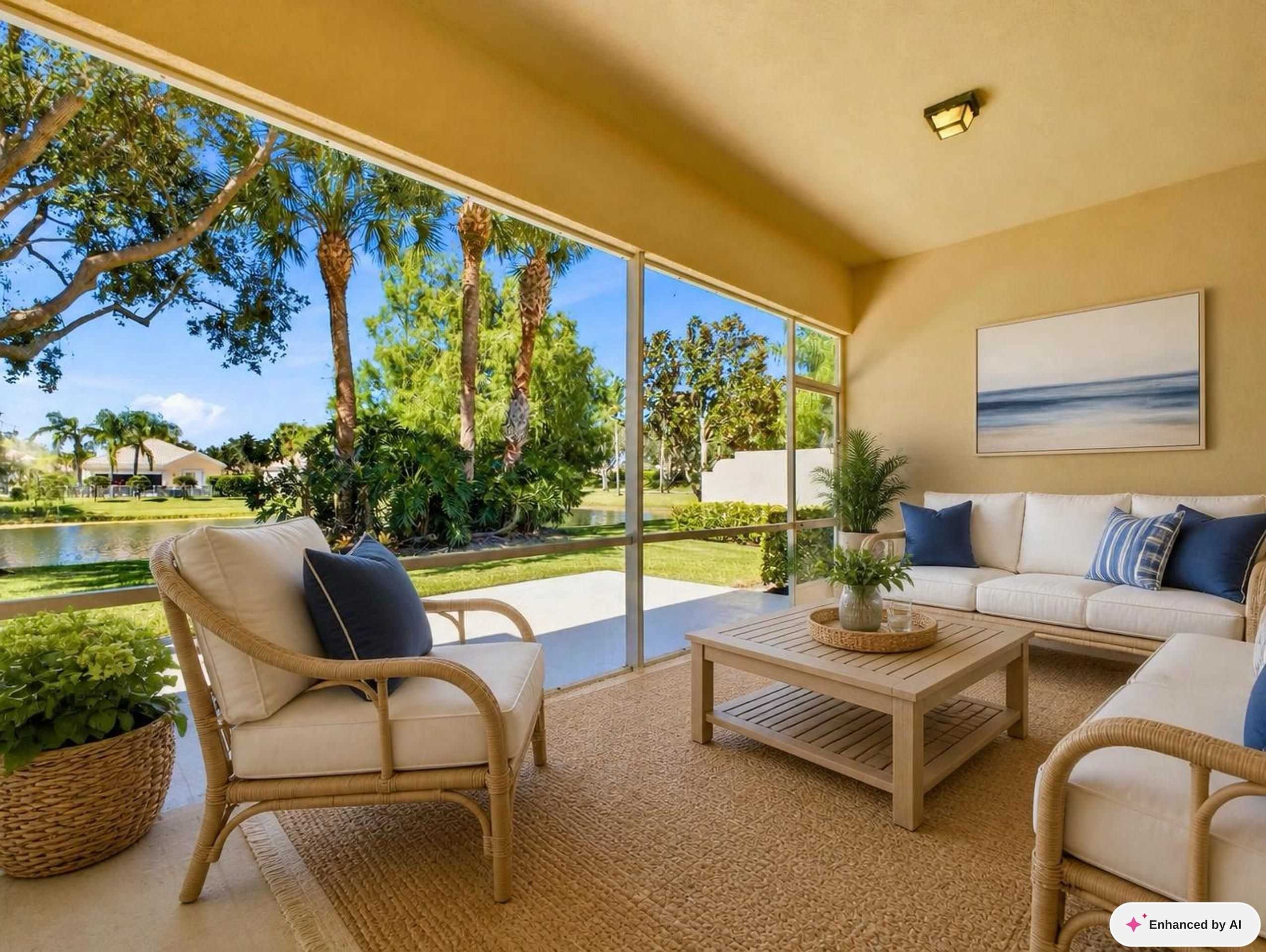 Screened porch at 8033 Kaliko Lane